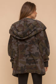 Camo Faux Fur Hooded - Midnight Madness Doorbuster