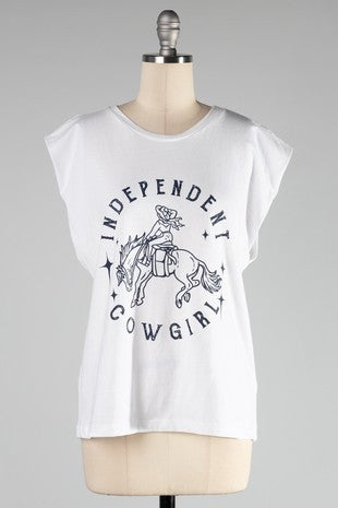 Independent Cowgirl Tee