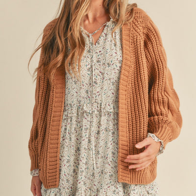Hazel Cable Knit Cardigan