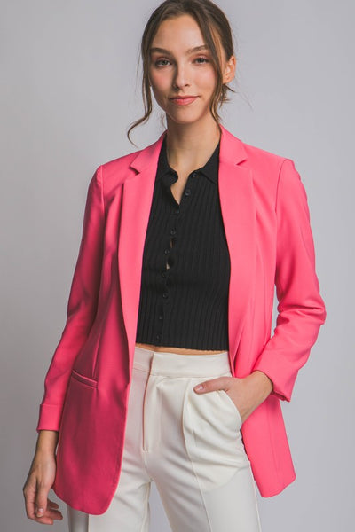 Coral Love Tree Classic Blazer