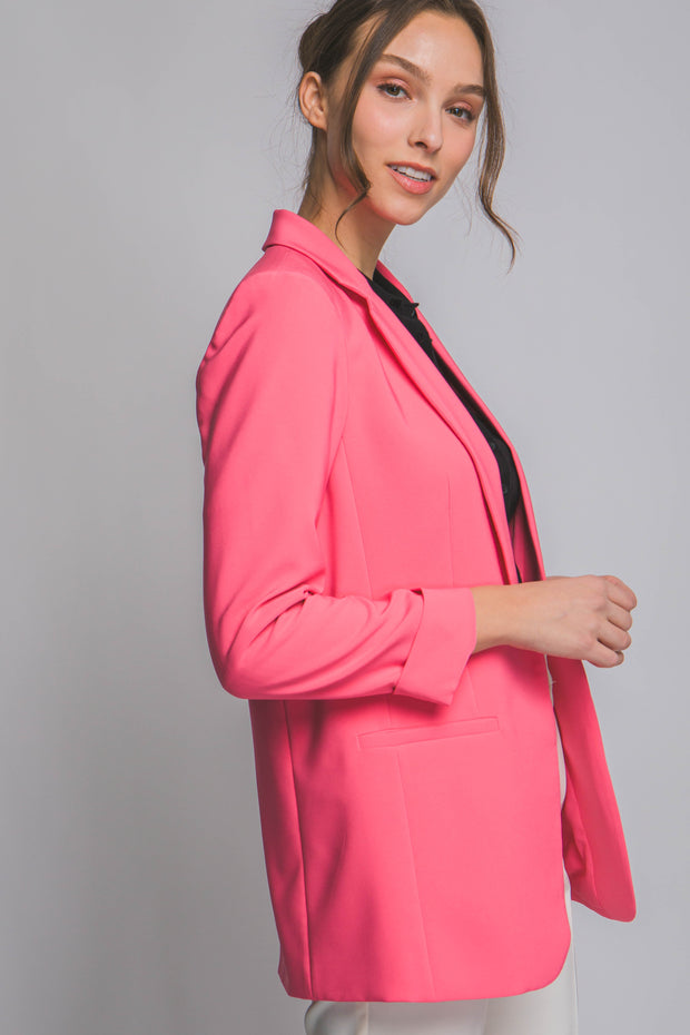 Coral Love Tree Classic Blazer