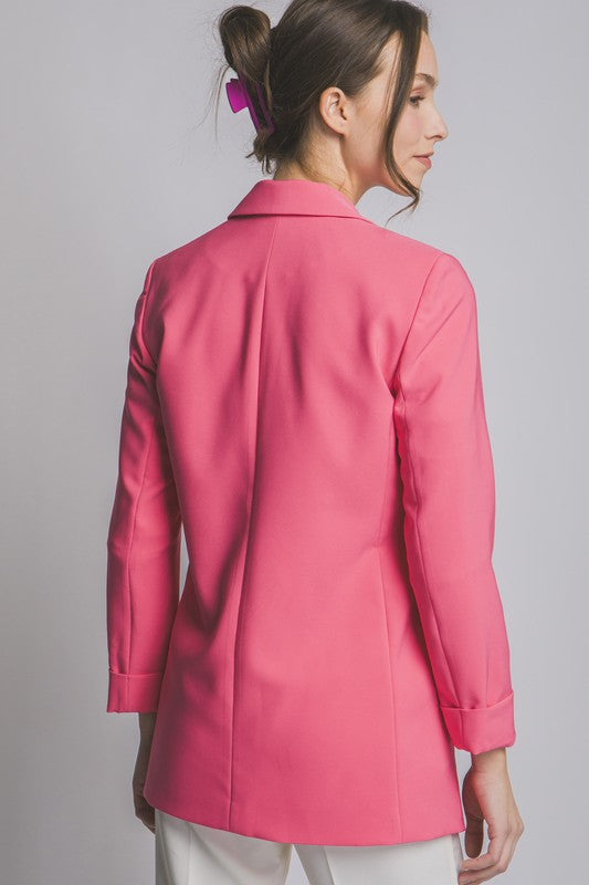 Coral Love Tree Classic Blazer