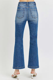 High Rise Patch Pocket Jeans