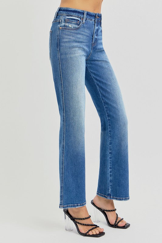 High Rise Ankle Skinny