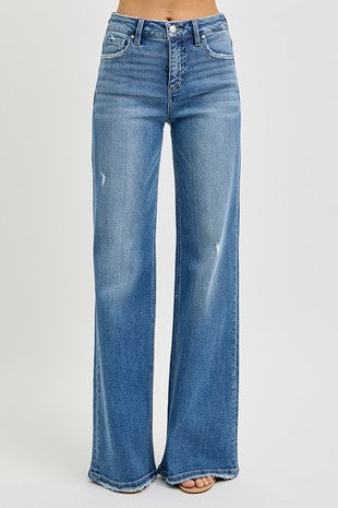 High Rise Medium Wash Jean