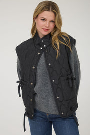 Black Quilted Puffer Vest