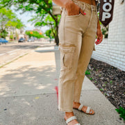 High Rise Relaxed Cargo Pants