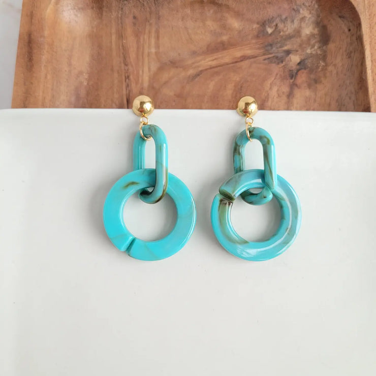 Turquoise Cora Earrings