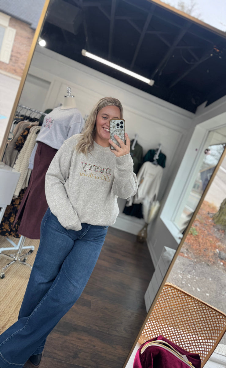 Heather Merry Christmas Sweatshirt