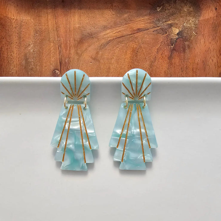 Mint Lucille Earrings