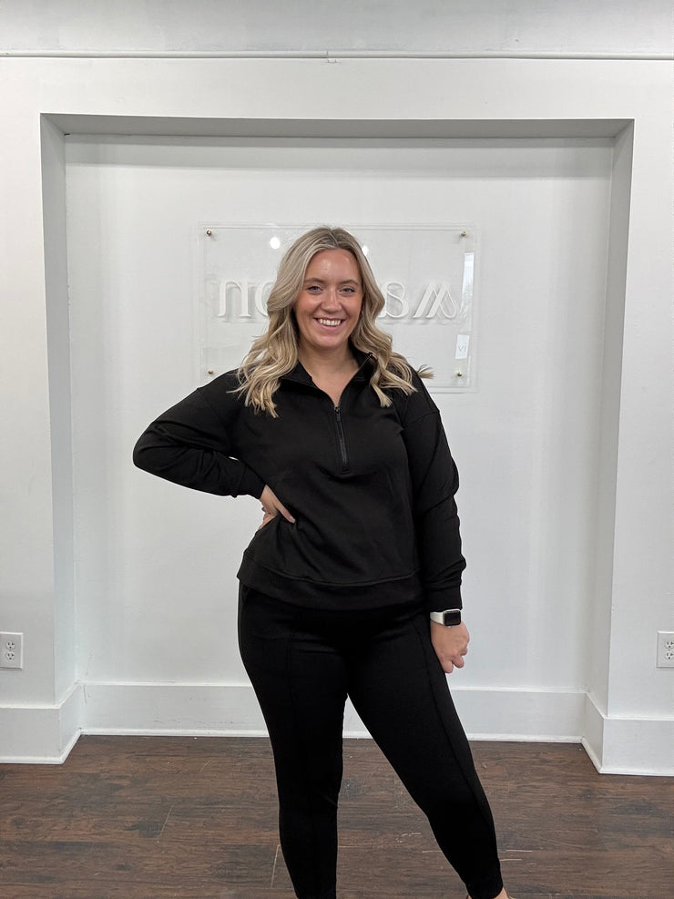 Scuba Sweatshirt & Pants - Black