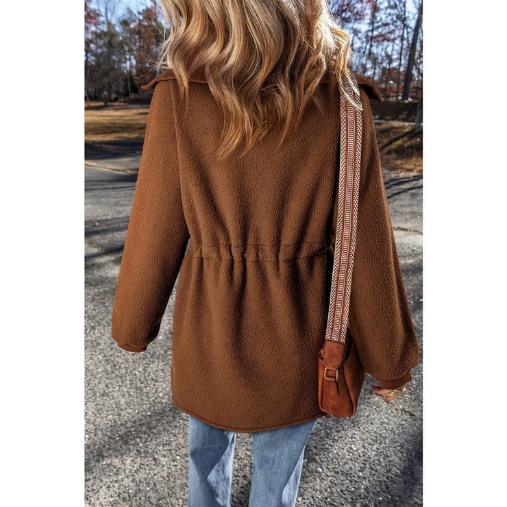 Brown Fleece Half - Zip