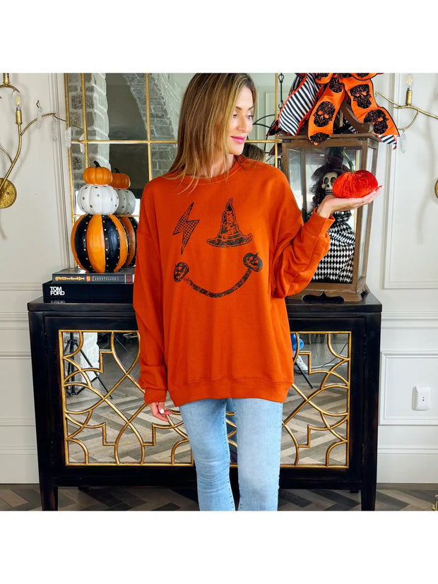 Spooky Smiley Sweatshirt