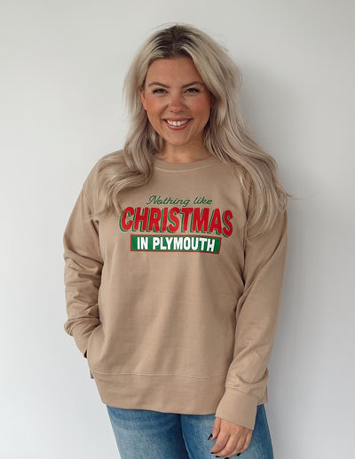 Nothing Like Christmas in Plymouth Sweatshirt - 2X