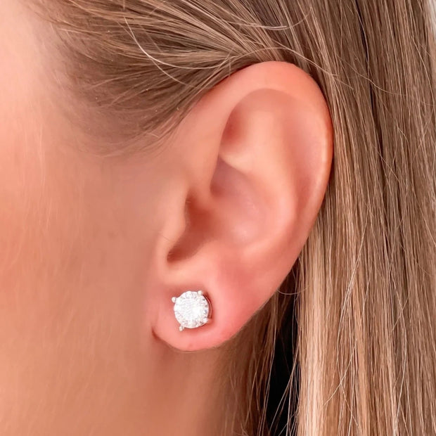 Cubic Zirconia Studs