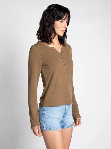 Brown Alex Henley Top