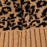 Camel and Black Pattern Hat