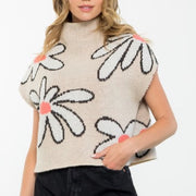 Flower Knit Top-XL