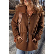 Brown Fleece Half - Zip