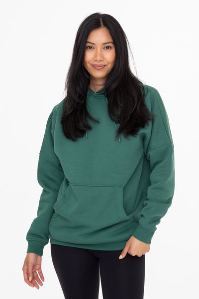 Green Fleece Hoodie