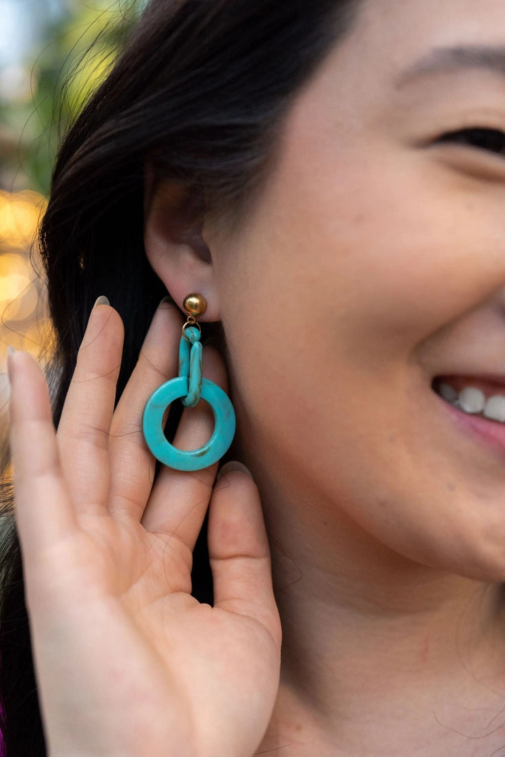 Turquoise Cora Earrings