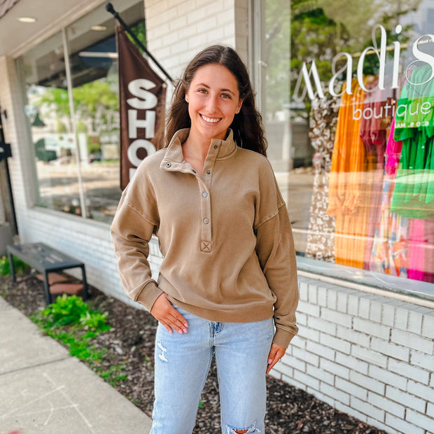 Taupe pullover
