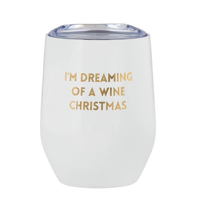 I'm Dreaming of a Wine Christmas Tumbler