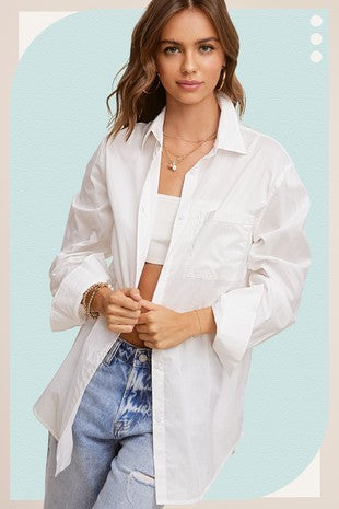 Classic Oversized Button-Down
